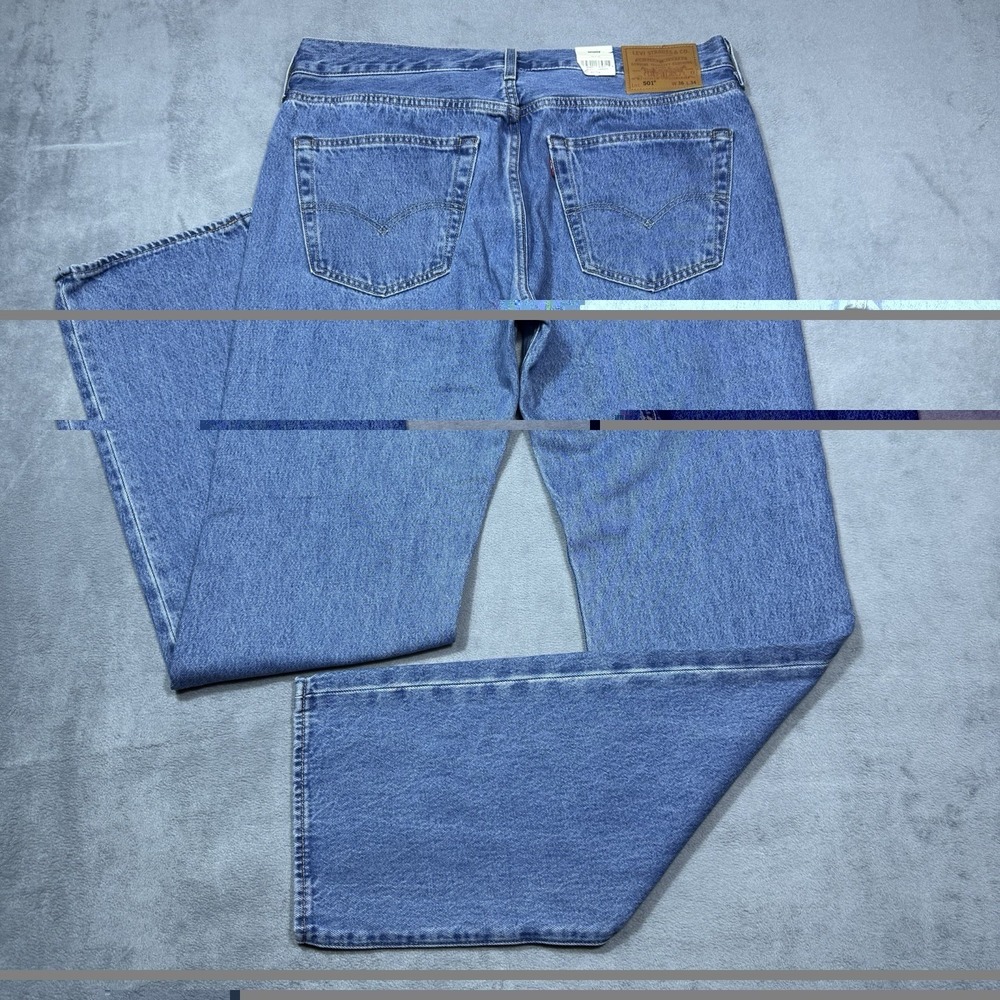 Levis Premium 501 Jeans Mens 36x34 Original Straight Cowboy Rodeo Ranch NEW - Picture 5 of 11